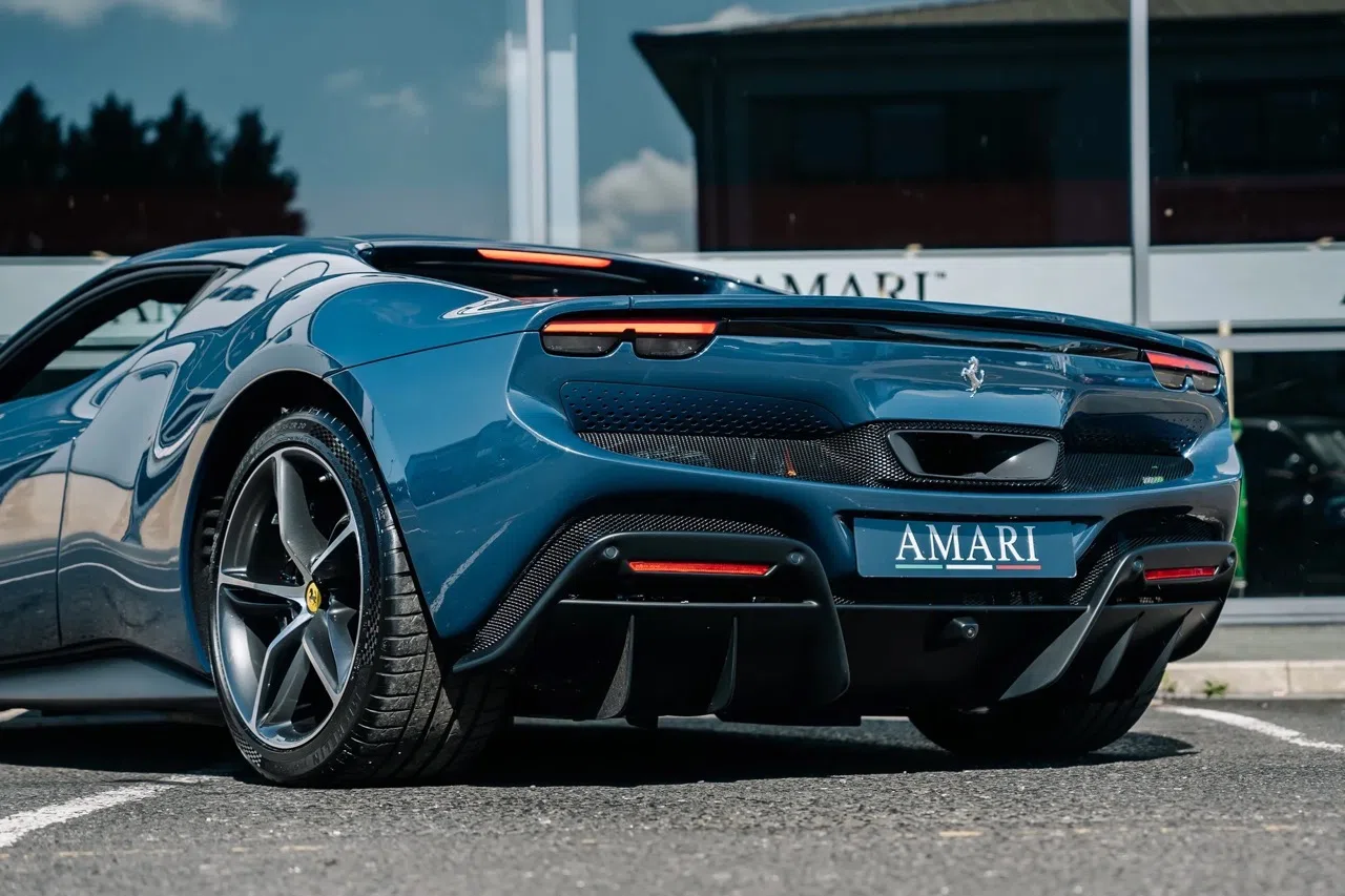 2023 Ferrari 296 GTB for sale, exterior, Blu Ahrabian - Special 4-Layer Colour