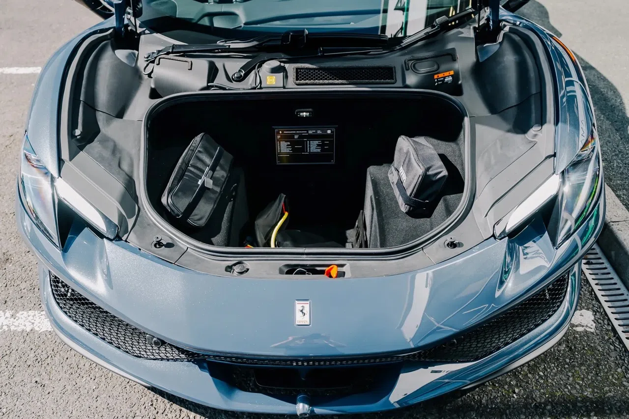 2023 Ferrari 296 GTB trunk