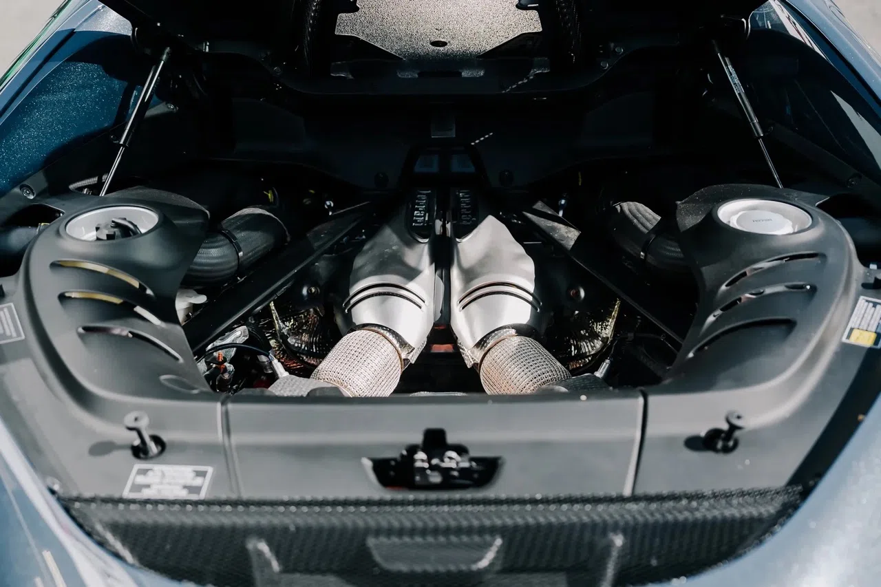 2023 Ferrari 296 GTB engine