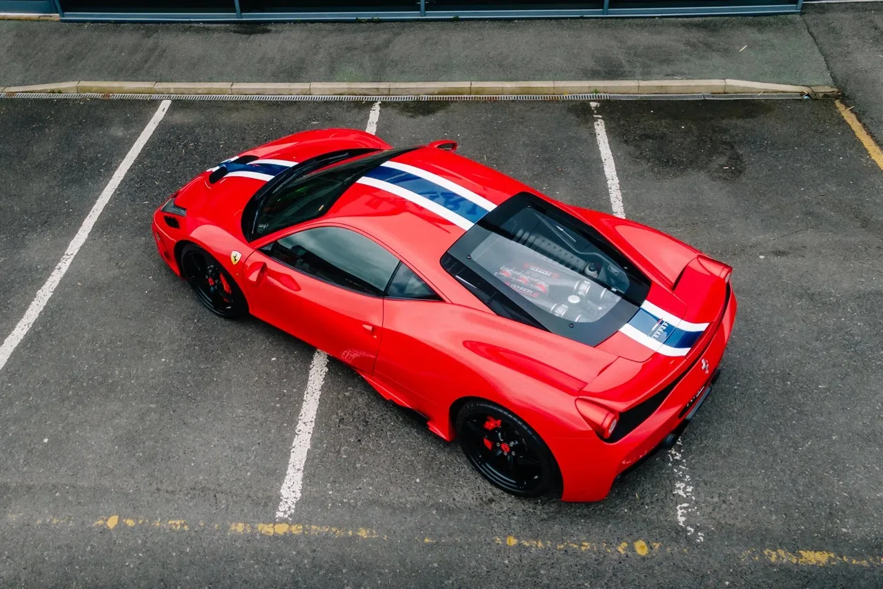 2014 Ferrari 458 Speciale for sale, exterior, Nero Hide
