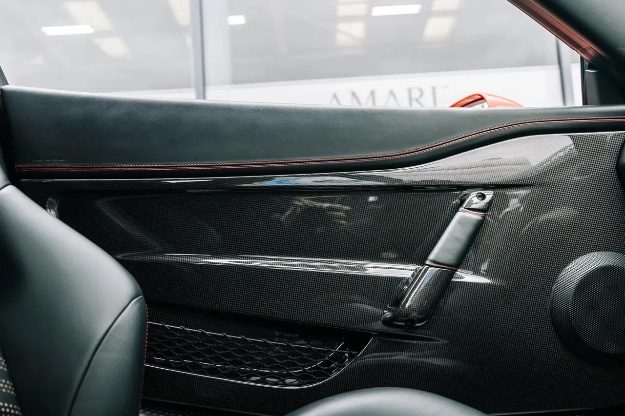 2014 Ferrari 458 Speciale interior, door panel