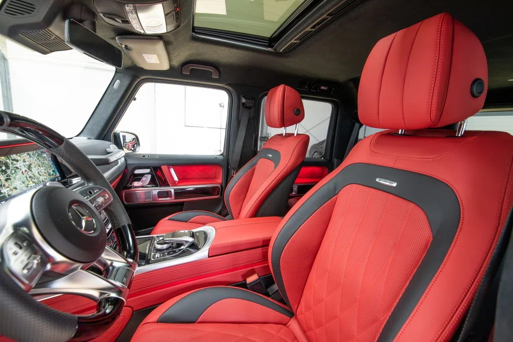 2019 BRABUS G 800 interior, seats, Red-Black