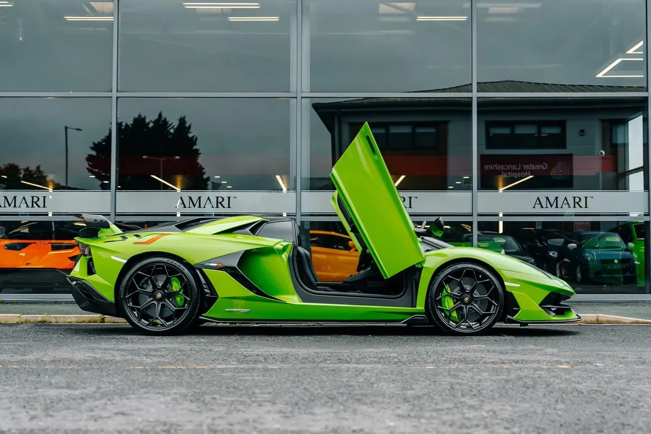 2022 Lamborghini Aventador SVJ LP 770-4 for sale, exterior, Verde Mantis