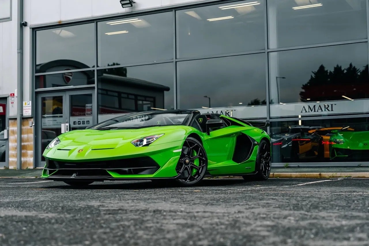 2022 Lamborghini Aventador SVJ LP 770-4 for sale, exterior, Verde Mantis