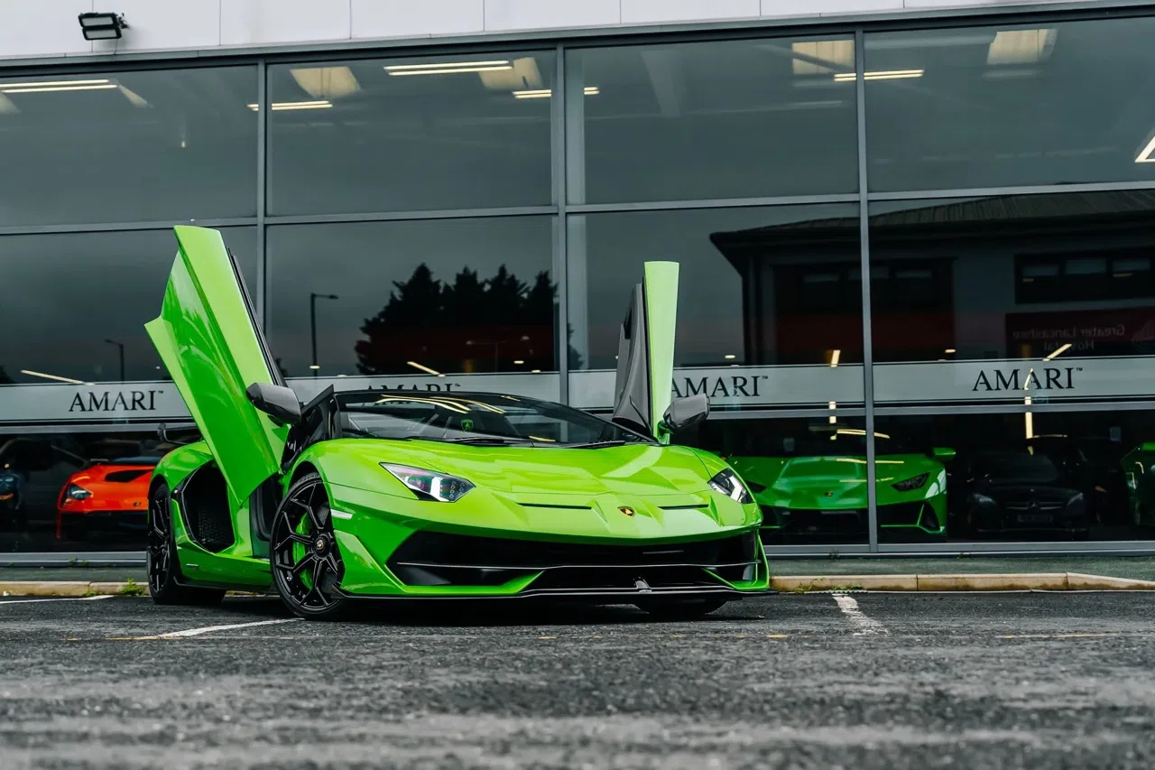 2022 Lamborghini Aventador SVJ LP 770-4 for sale, exterior, Verde Mantis