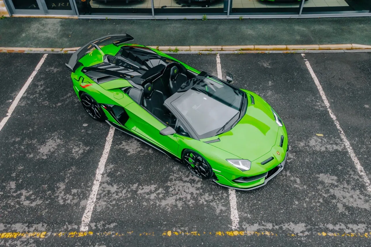 2022 Lamborghini Aventador SVJ LP 770-4 for sale, exterior, Verde Mantis