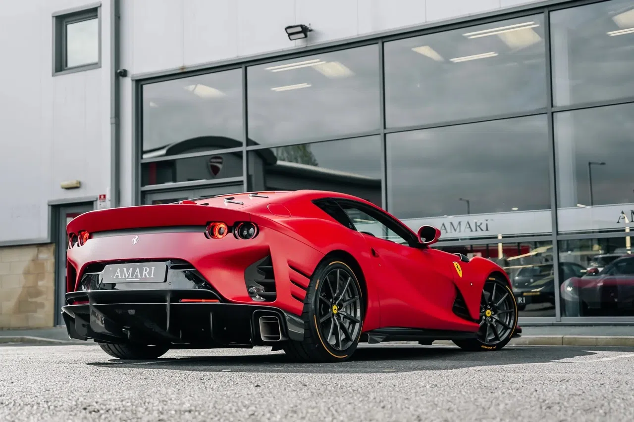 2023 Ferrari 812 Competizione for sale, exterior, Rosso F1 Opaco