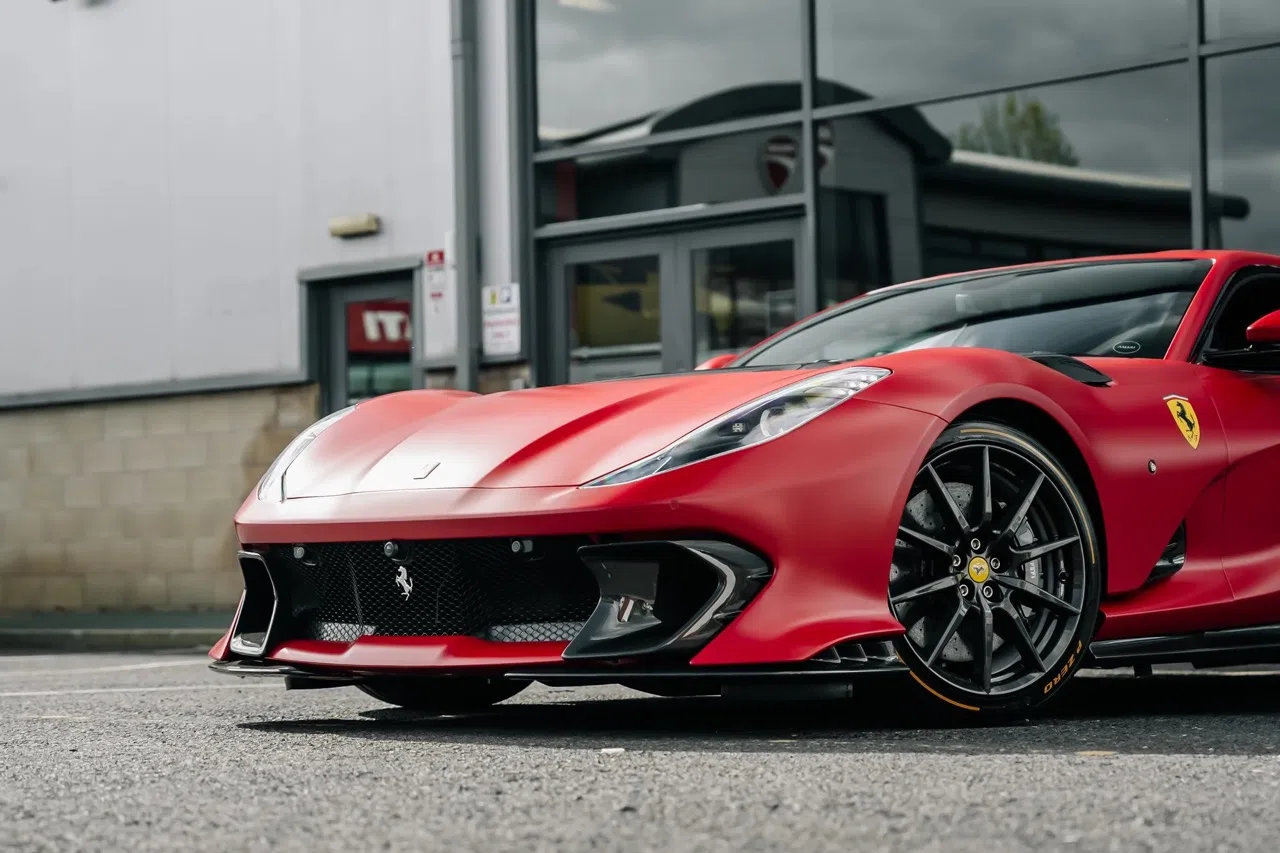 2023 Ferrari 812 Competizione for sale, exterior, Rosso F1 Opaco