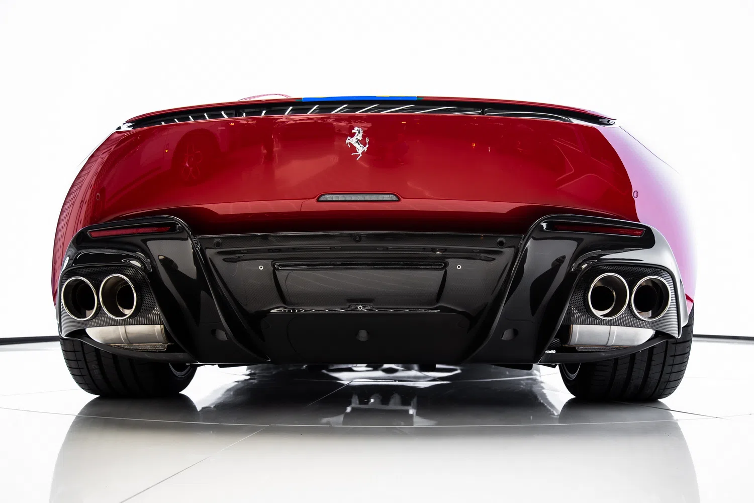 2020 Ferrari Monza SP1, rear three-quarter view