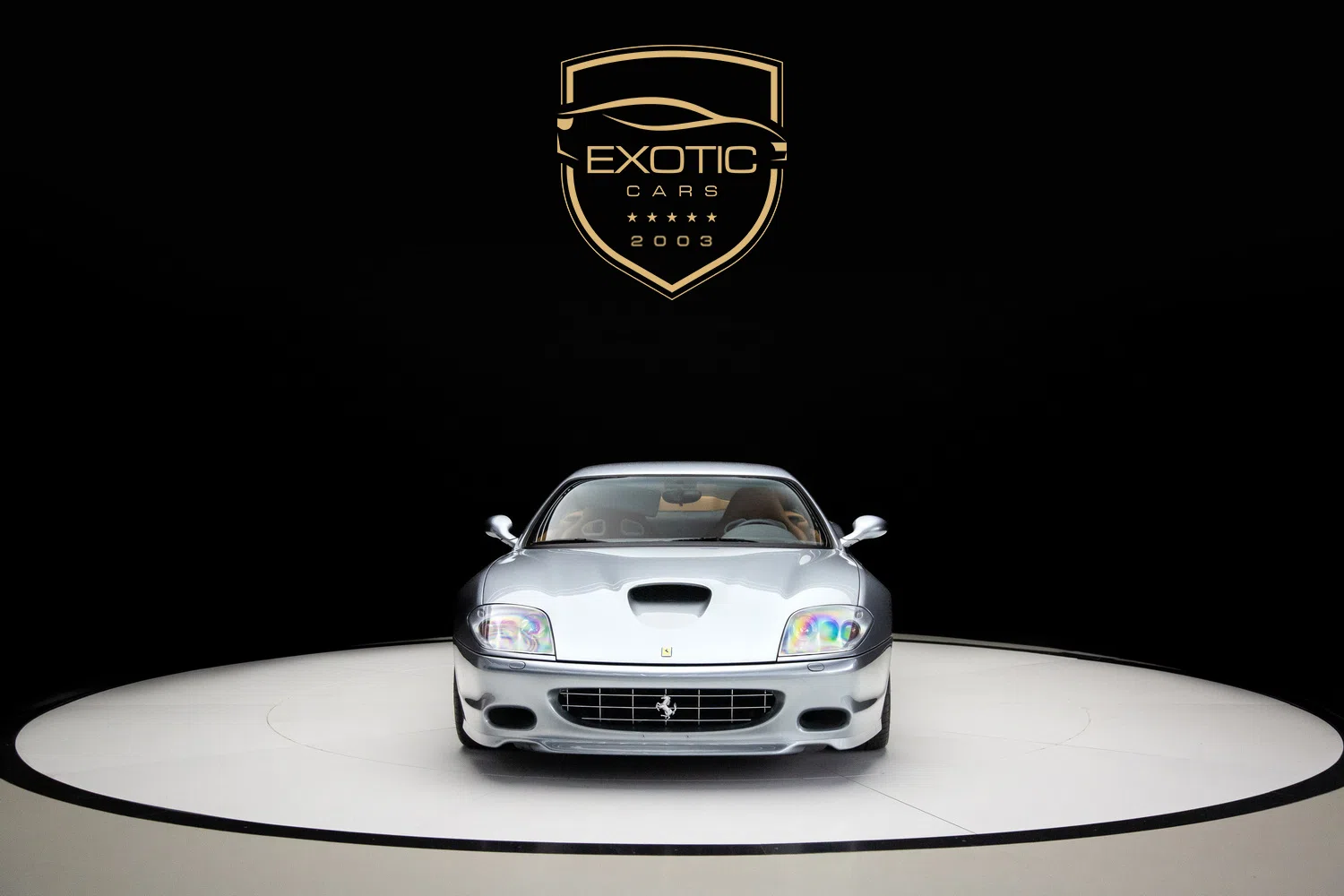 2005 Ferrari 575M Maranello for sale, exterior, Silver