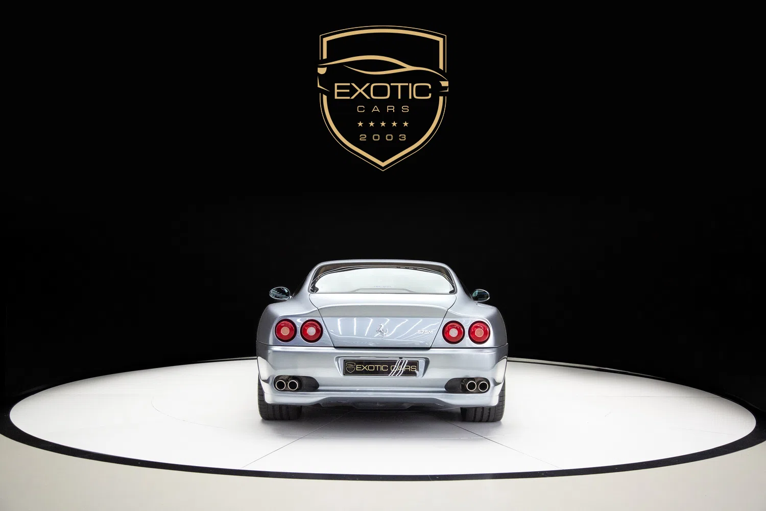 2005 Ferrari 575M Maranello for sale, exterior, Silver
