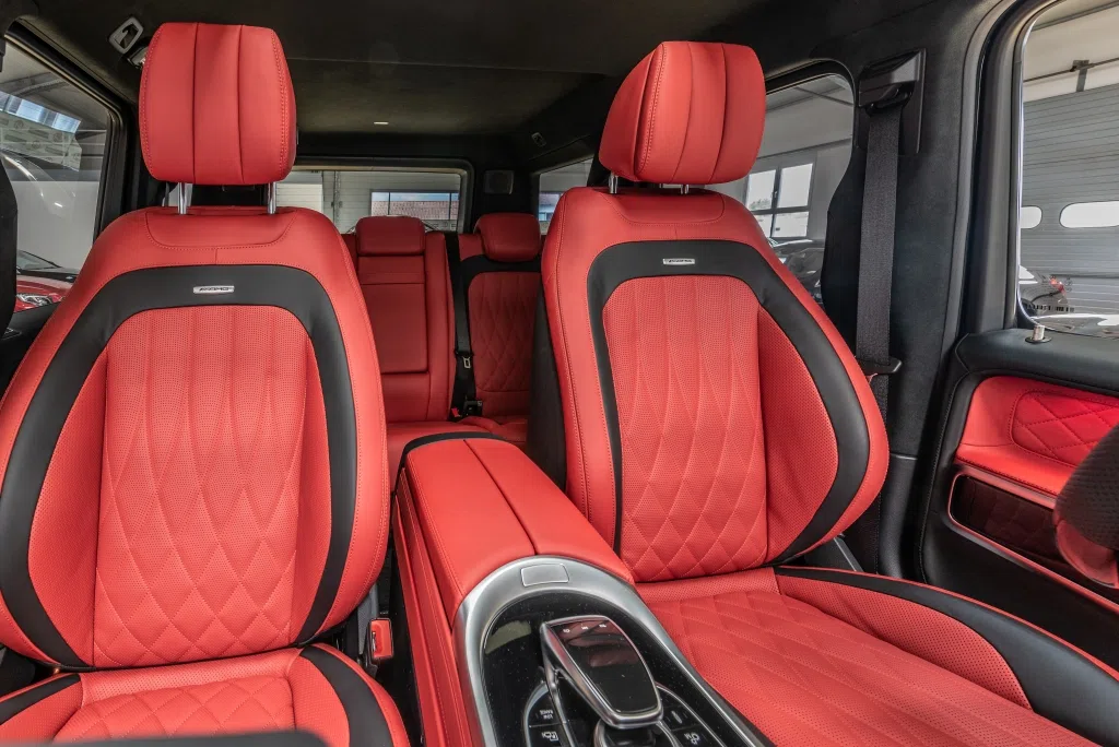 2019 BRABUS G 800 interior, seats, Red-Black