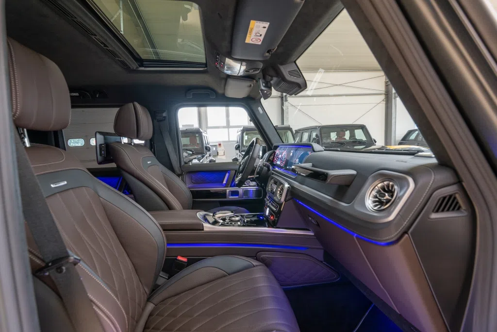 2019 BRABUS G 800 interior, seats, Red-Black