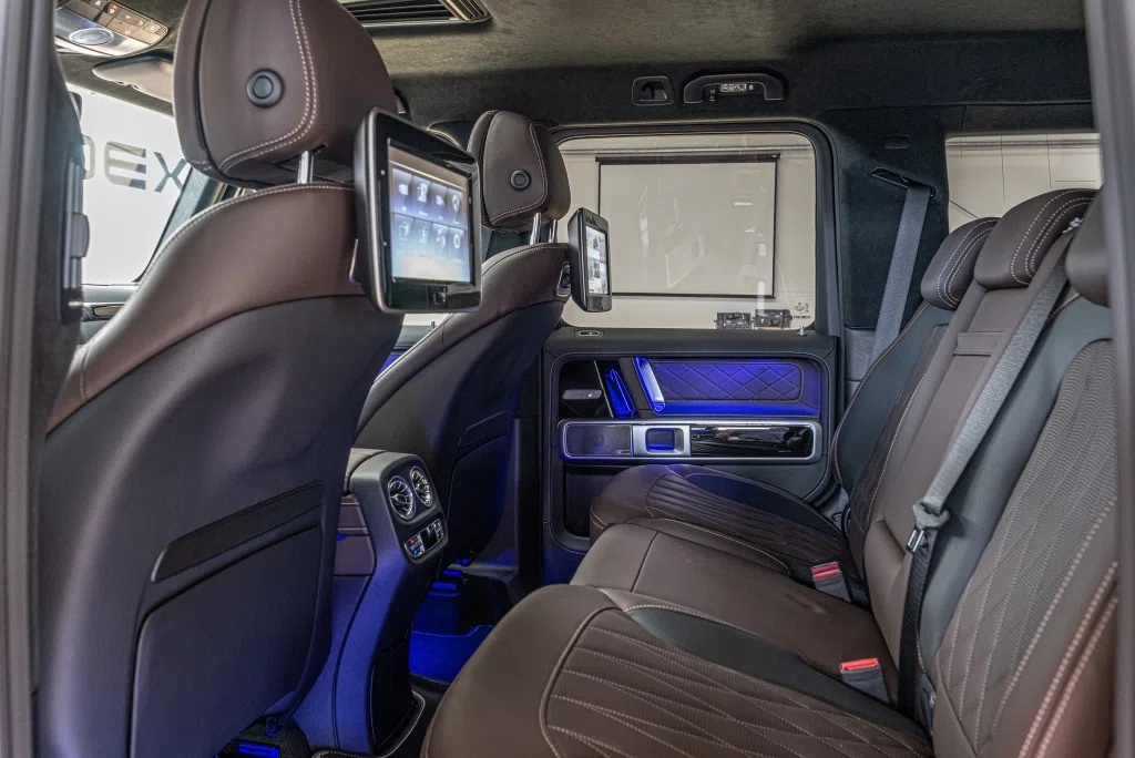 2019 BRABUS G 800 interior, seats, Red-Black