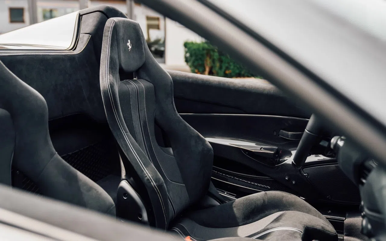 2020 Ferrari 488 Pista Spider interior, seats