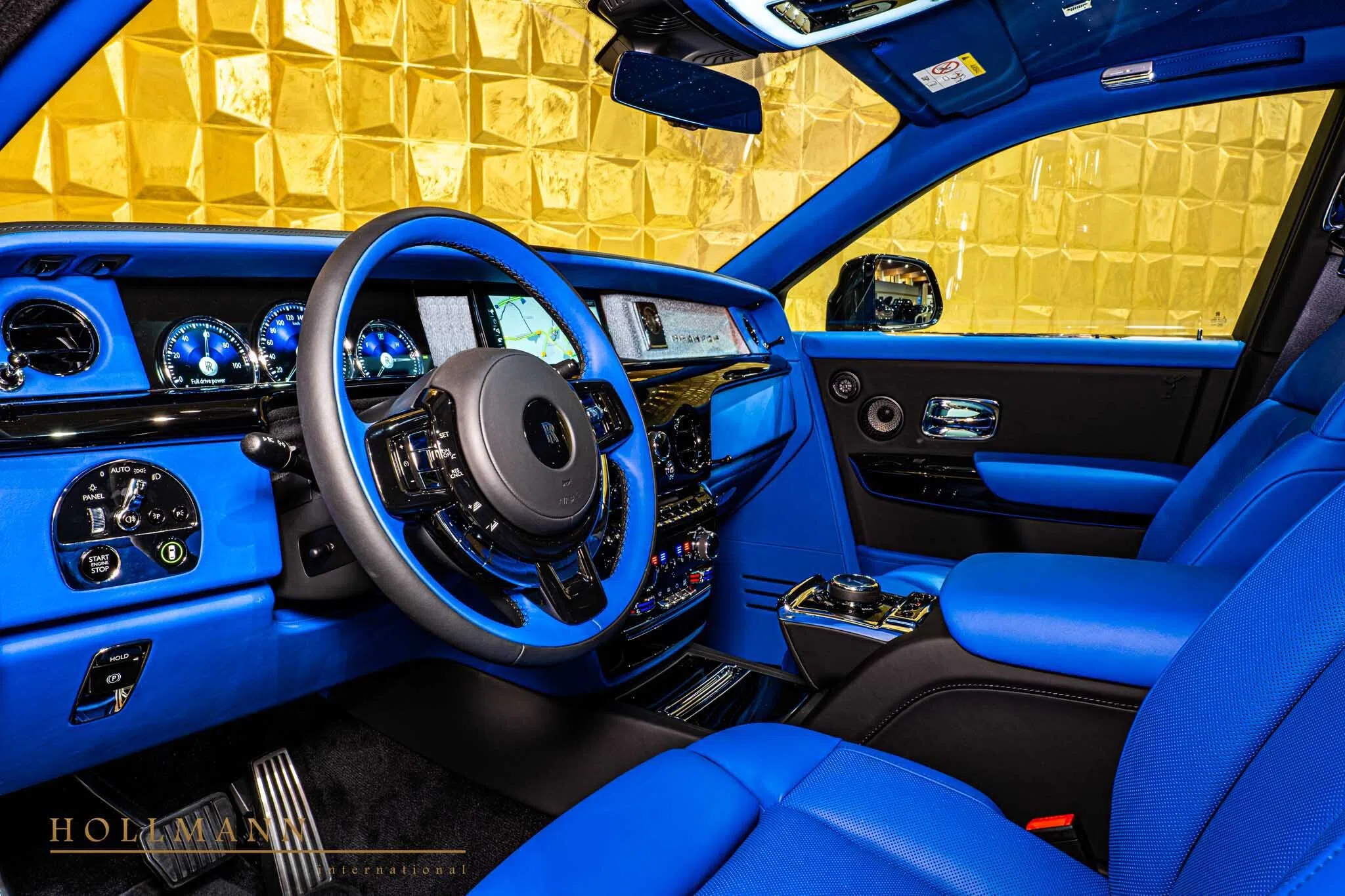 2024 Rolls-Royce Phantom EWB interior, Cobolto Blue