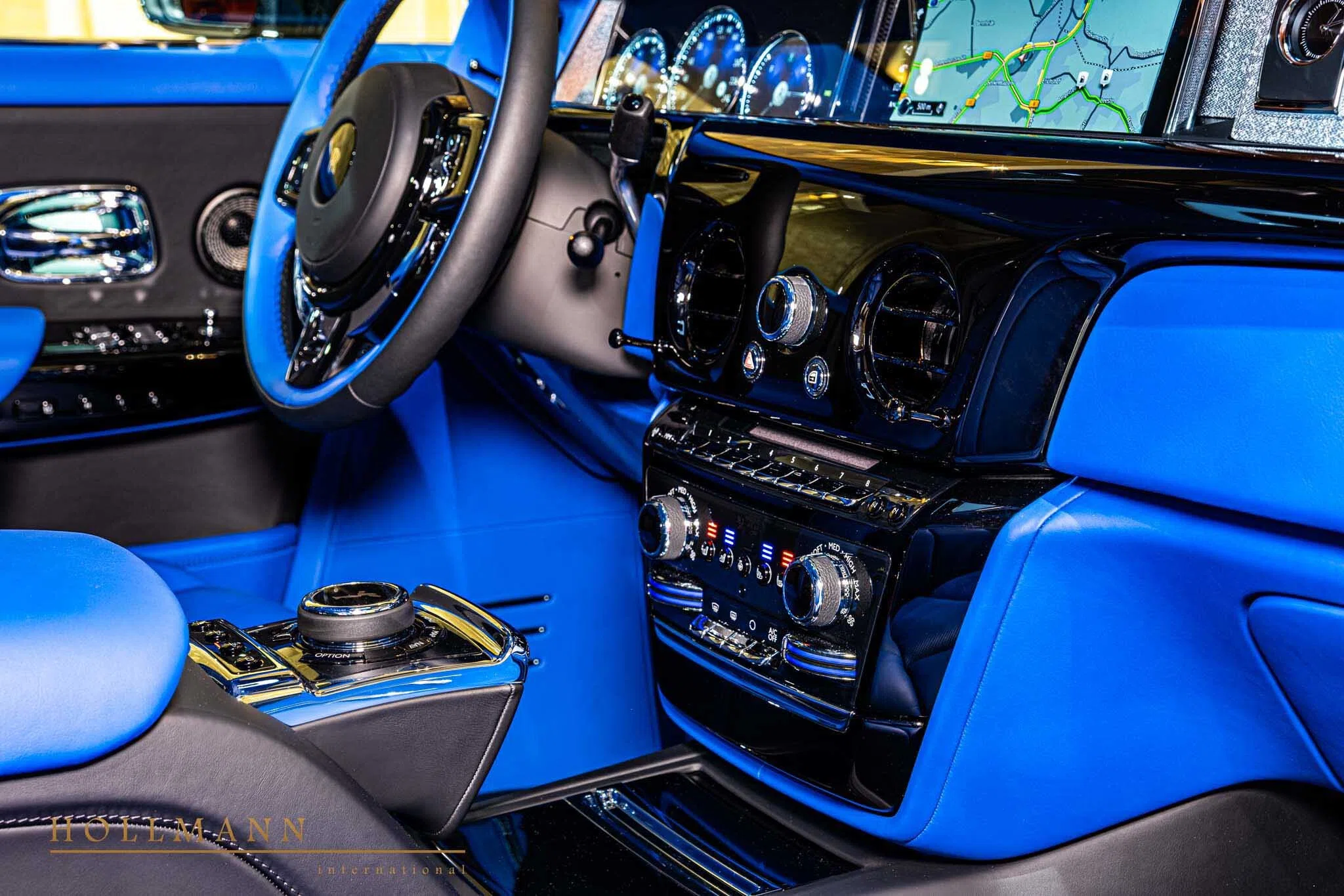 2024 Rolls-Royce Phantom EWB interior, Cobolto Blue