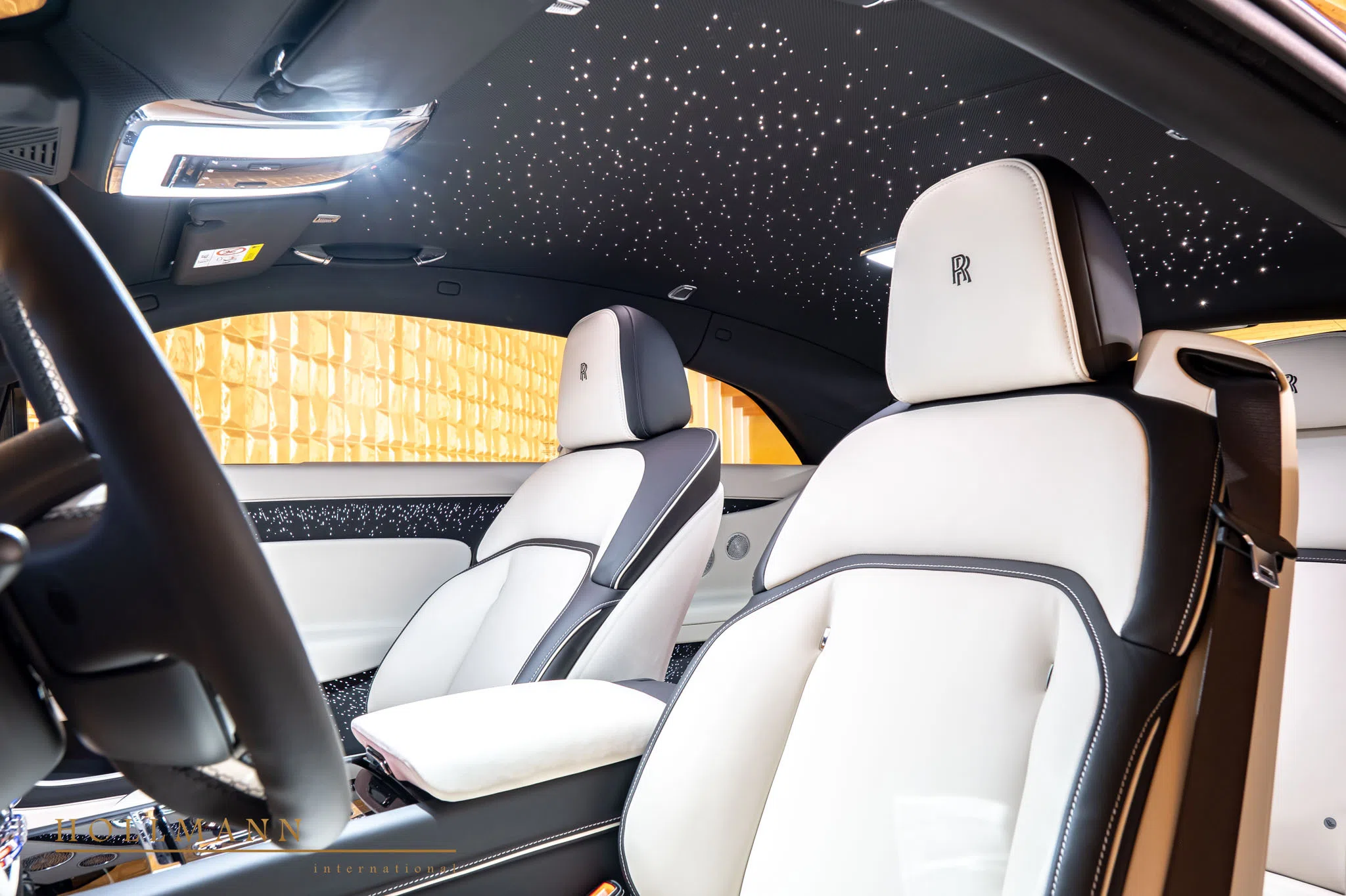 2024 Rolls-Royce Spectre BY NOVITEC interior, seats, Seashell & Black