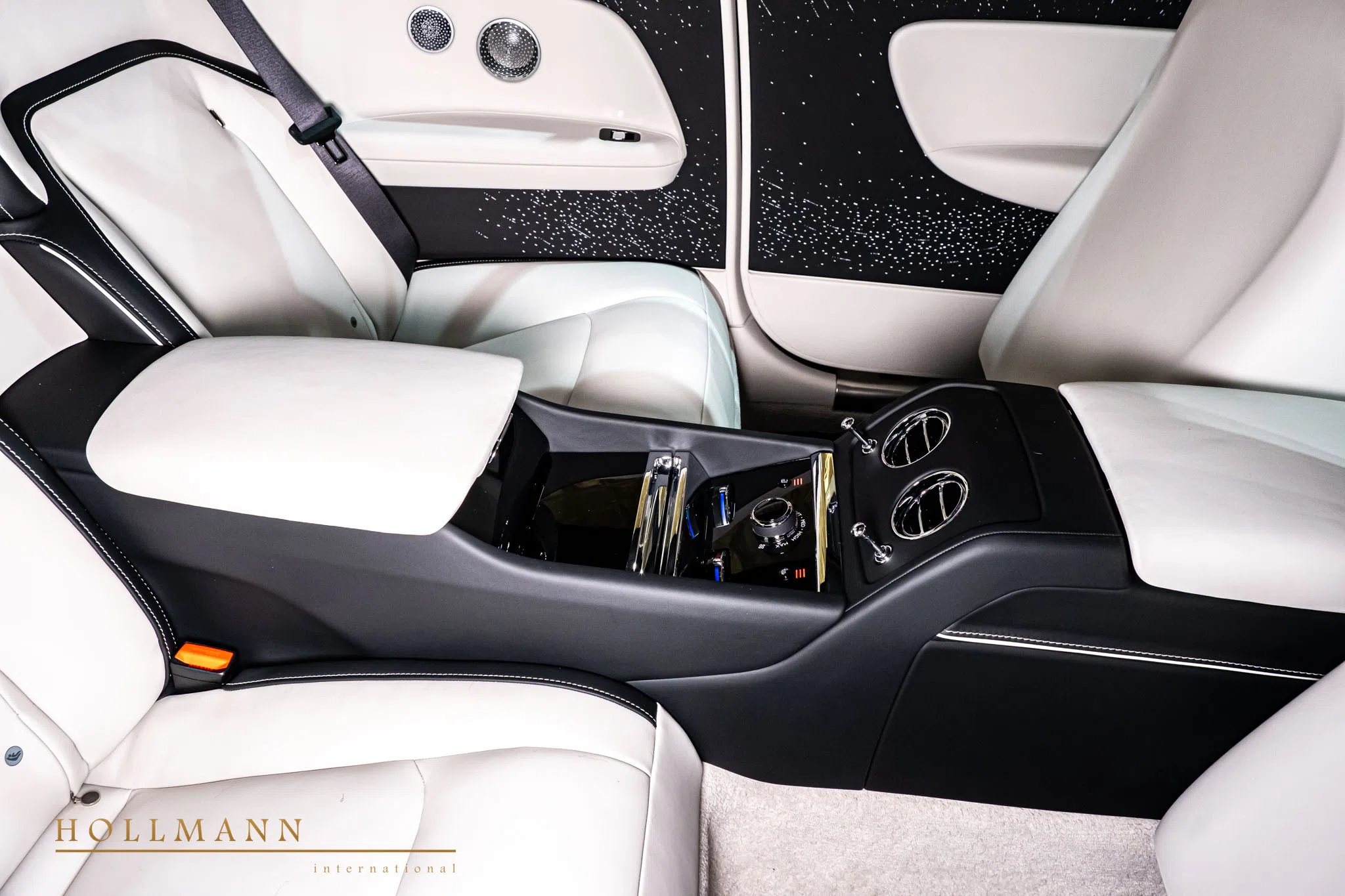 2024 Rolls-Royce Spectre BY NOVITEC interior, door panel, Seashell & Black