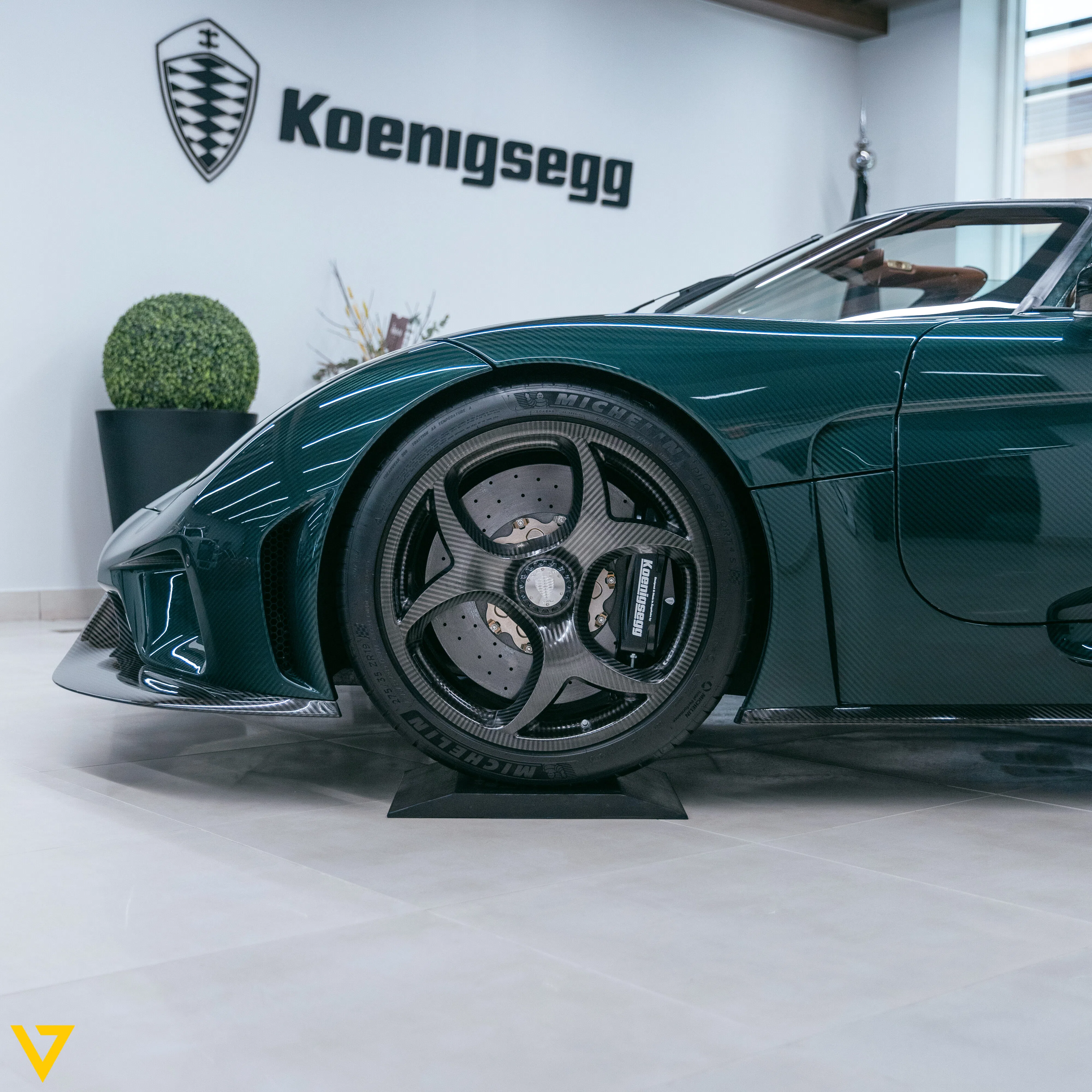 2019 Koenigsegg Regera for sale, exterior, British Racing Green
