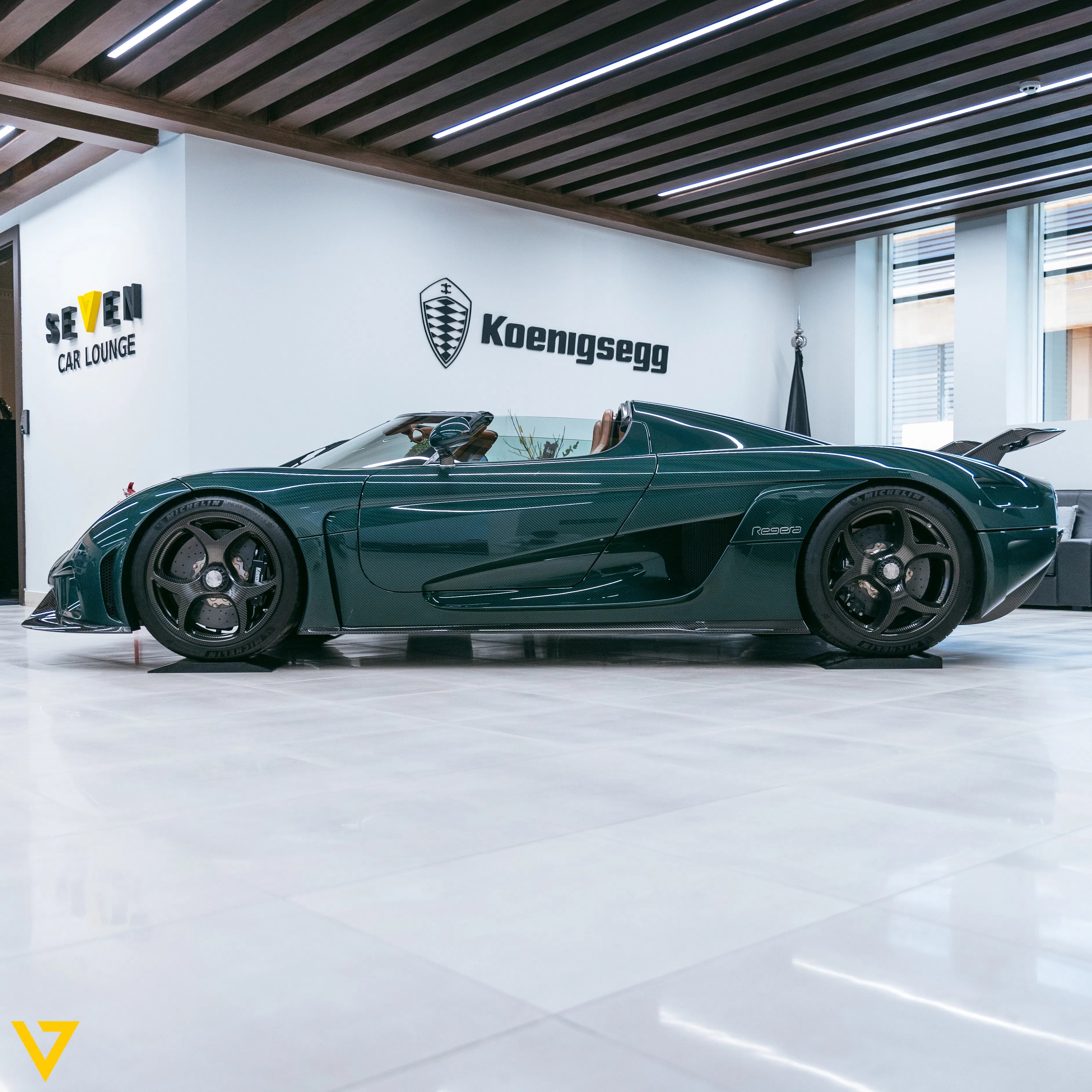 2019 Koenigsegg Regera for sale, exterior, British Racing Green