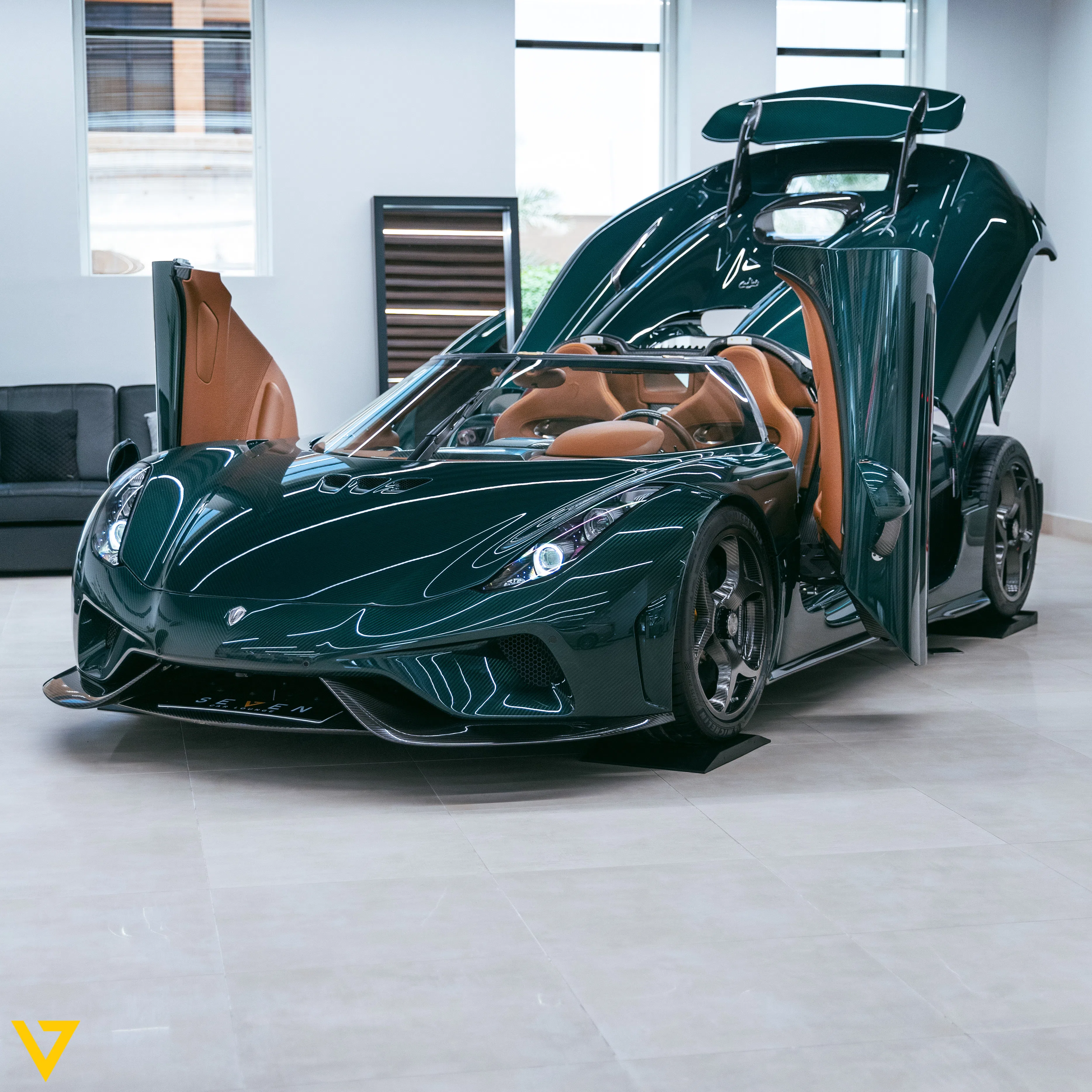 2019 Koenigsegg Regera for sale, exterior, British Racing Green